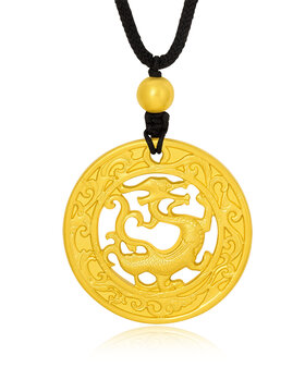 古法金飛龍乘云項(xiàng)鏈