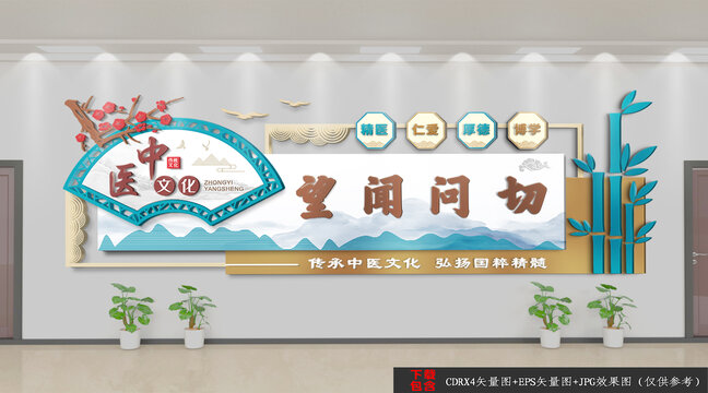 中醫(yī)館背景墻