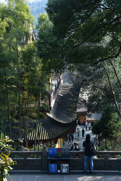 杭州西湖雷锋塔断桥灵隐寺