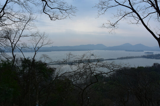 杭州西湖雷锋塔断桥灵隐寺