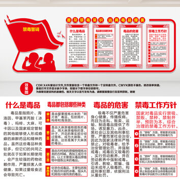 禁毒文化墻