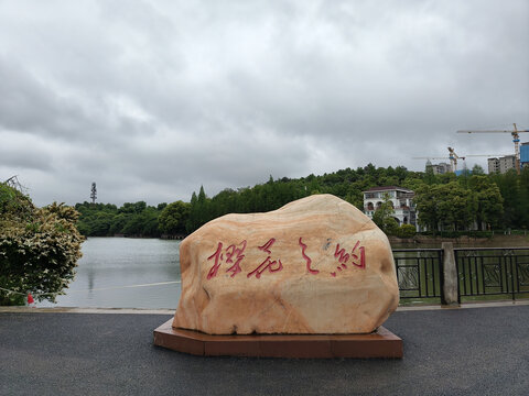 湖南省植物园湖景