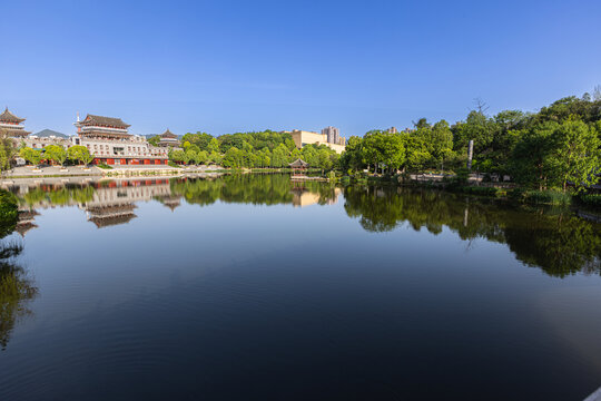 唯美湖景