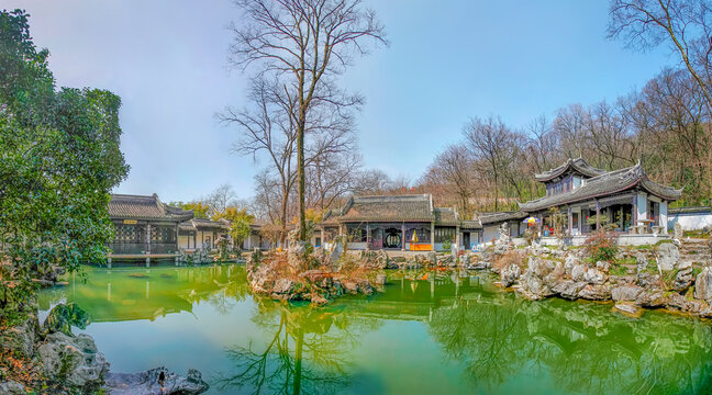 善卷洞祝英台读书处全景图