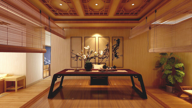 日式室内茶室
