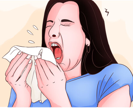 感冒插畫