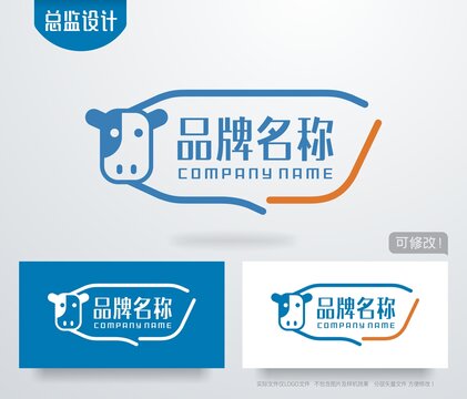 奶牛品牌logo牛奶