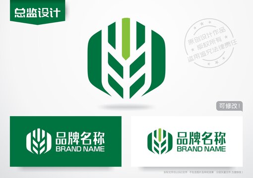 农业logo麦穗