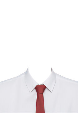 白衬衫红领带素材