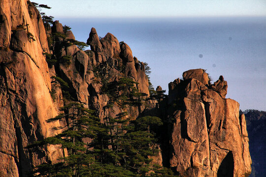 黄山风光地平线