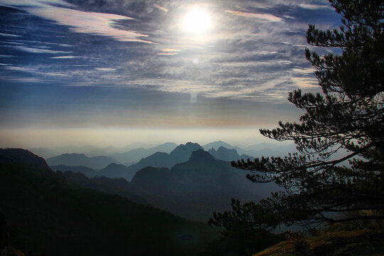 黄山俯瞰