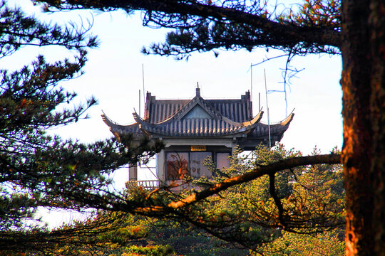 黃山中式亭子