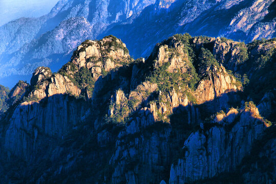 黄山远山仙境