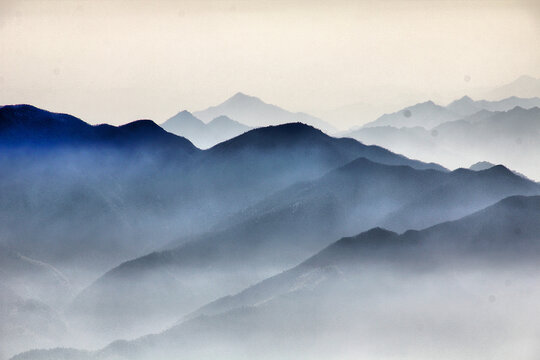 黄山云雾黄山美景