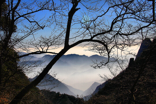 黄山云海黄山风光