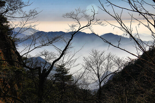 黄山云雾黄山美景