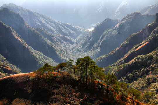 黄山远眺