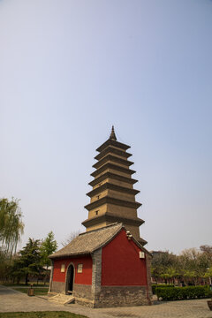 河正定开元寺须弥塔