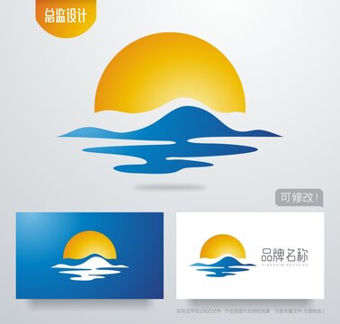 升起的太阳logo