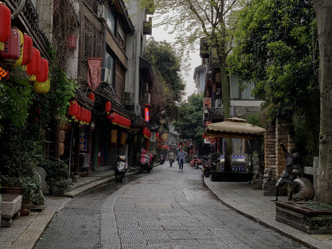 长沙橘子洲头岳麓山景区