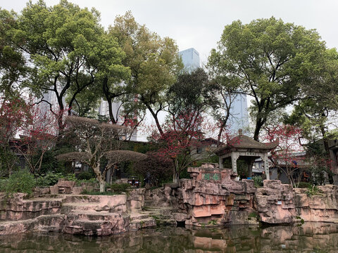 长沙橘子洲头岳麓山景区