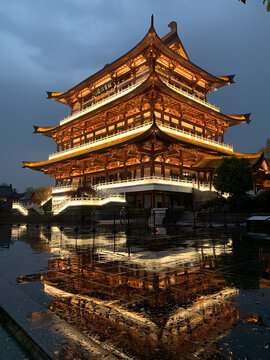 长沙橘子洲头岳麓山景区