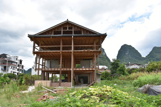 桂林阳朔兴坪老寨山大面山