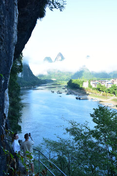 桂林阳朔兴坪老寨山大面山