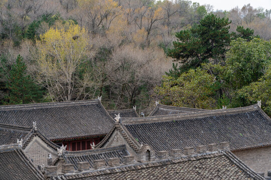 佛光寺古建屋顶