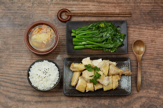 盐焗鸡饭套餐