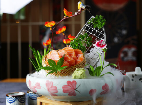 三文魚刺身