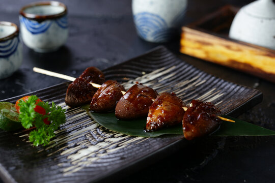 烤香菇串