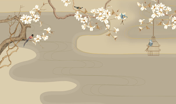 國畫花鳥圖