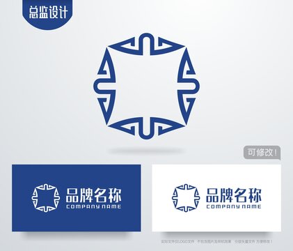 古典纹路logo