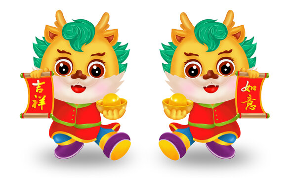 小龍年畫