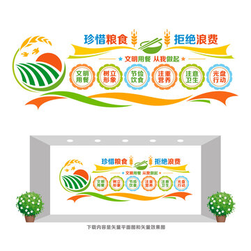 珍惜糧食拒絕浪費