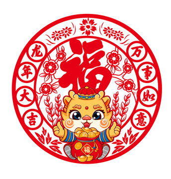 龍年靜電貼