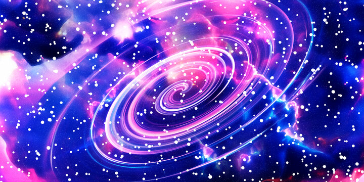 炫彩高清星空漩渦