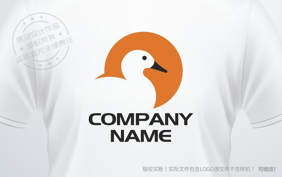 鸭子logo