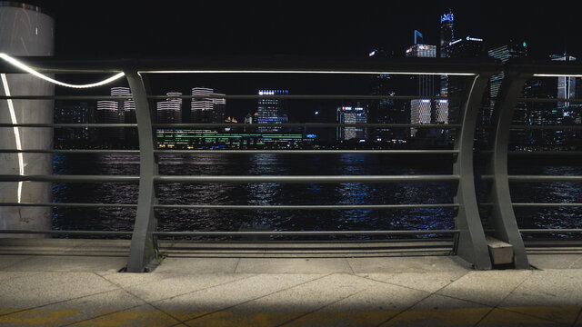 上海黄浦江畔夜景