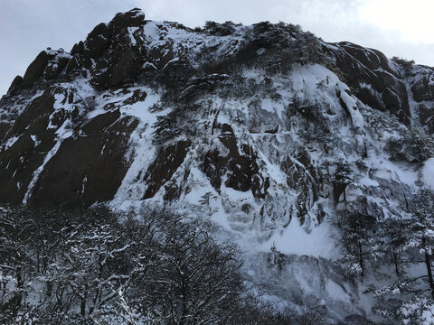 黄山雪景