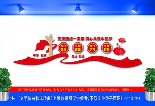 民族團(tuán)結(jié)文化墻