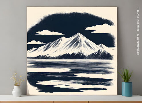 山水裝飾畫