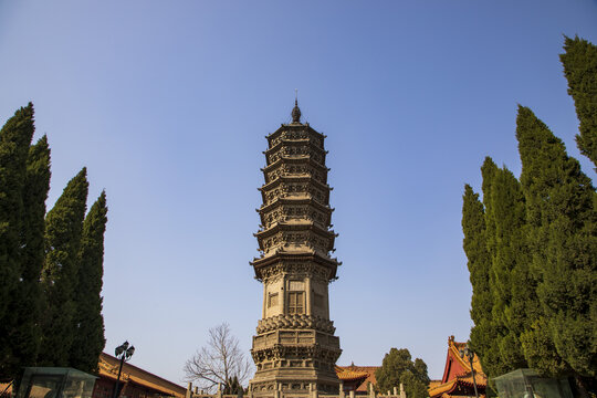 石家庄赵县柏林禅寺塔