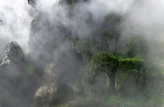 唯美山石风景