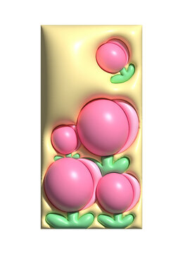 花朵膨脹圖案