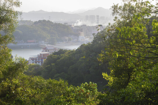 山村山水风景