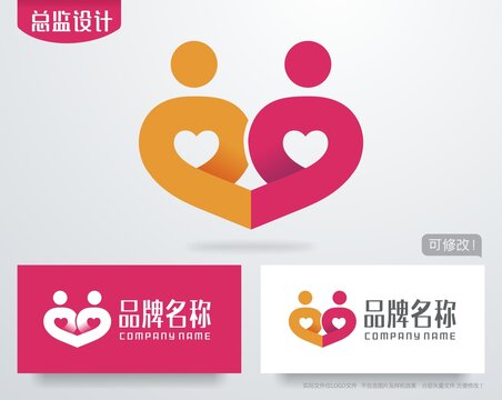 婚恋logo爱情爱心