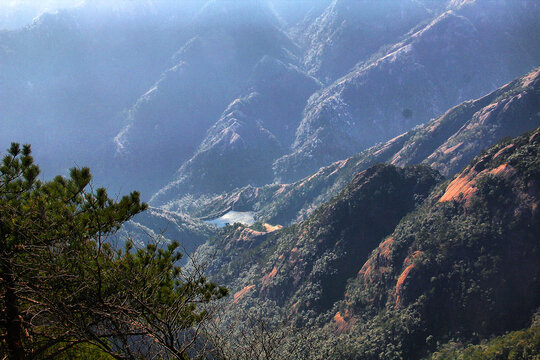 黄山远眺