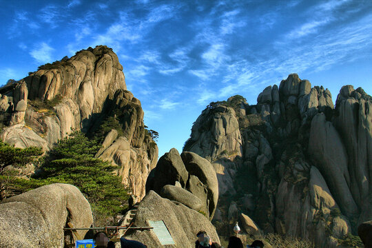 黄山群山